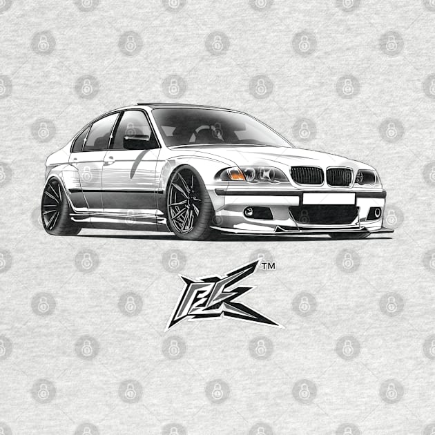 bmw 330i wide white by naquash